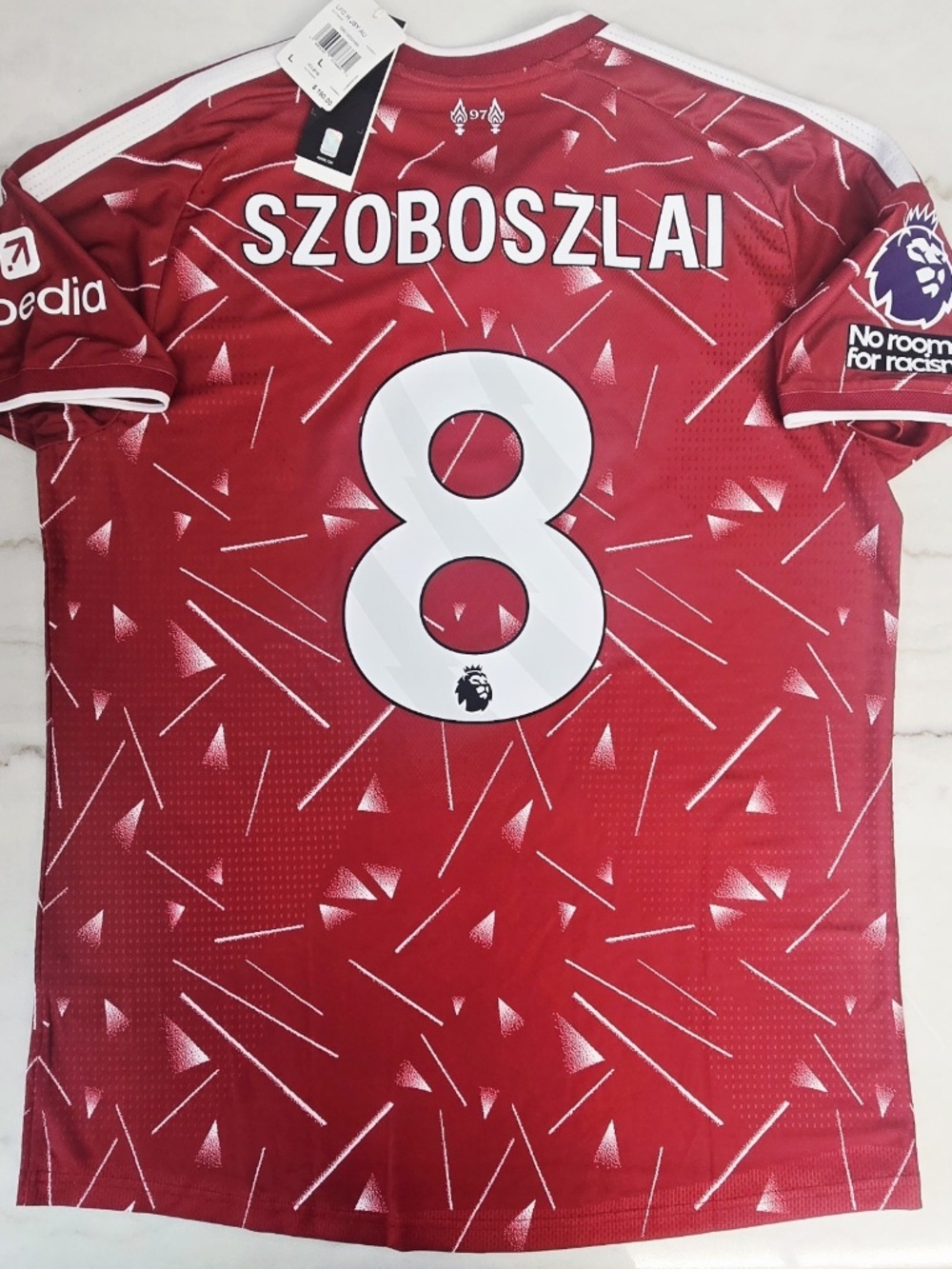 2026/27 Adidas Liverpool Authentic #8 SZOBOSZAI EPL Home Soccer Jersey KA6851